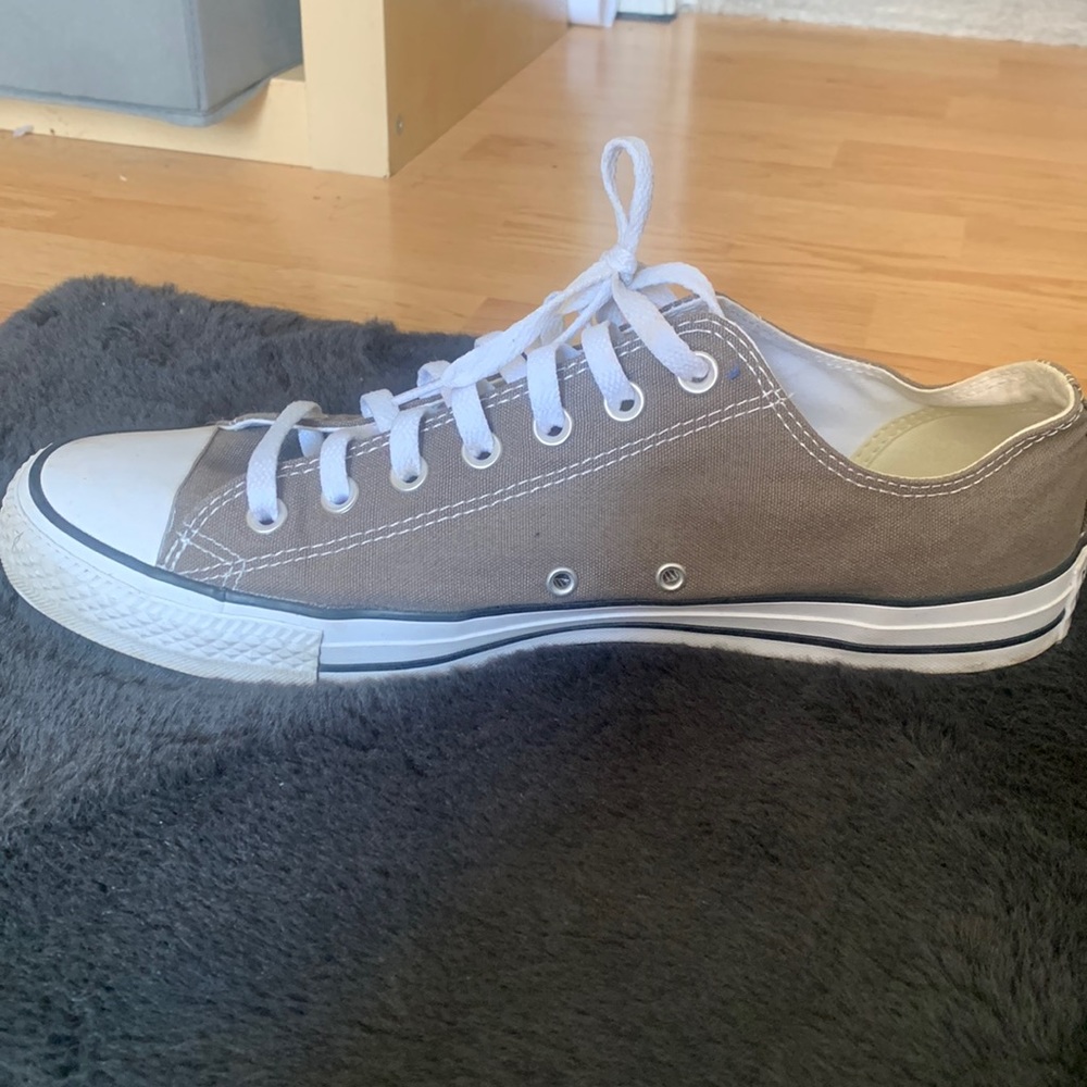 Brown Converse All Star sneakers